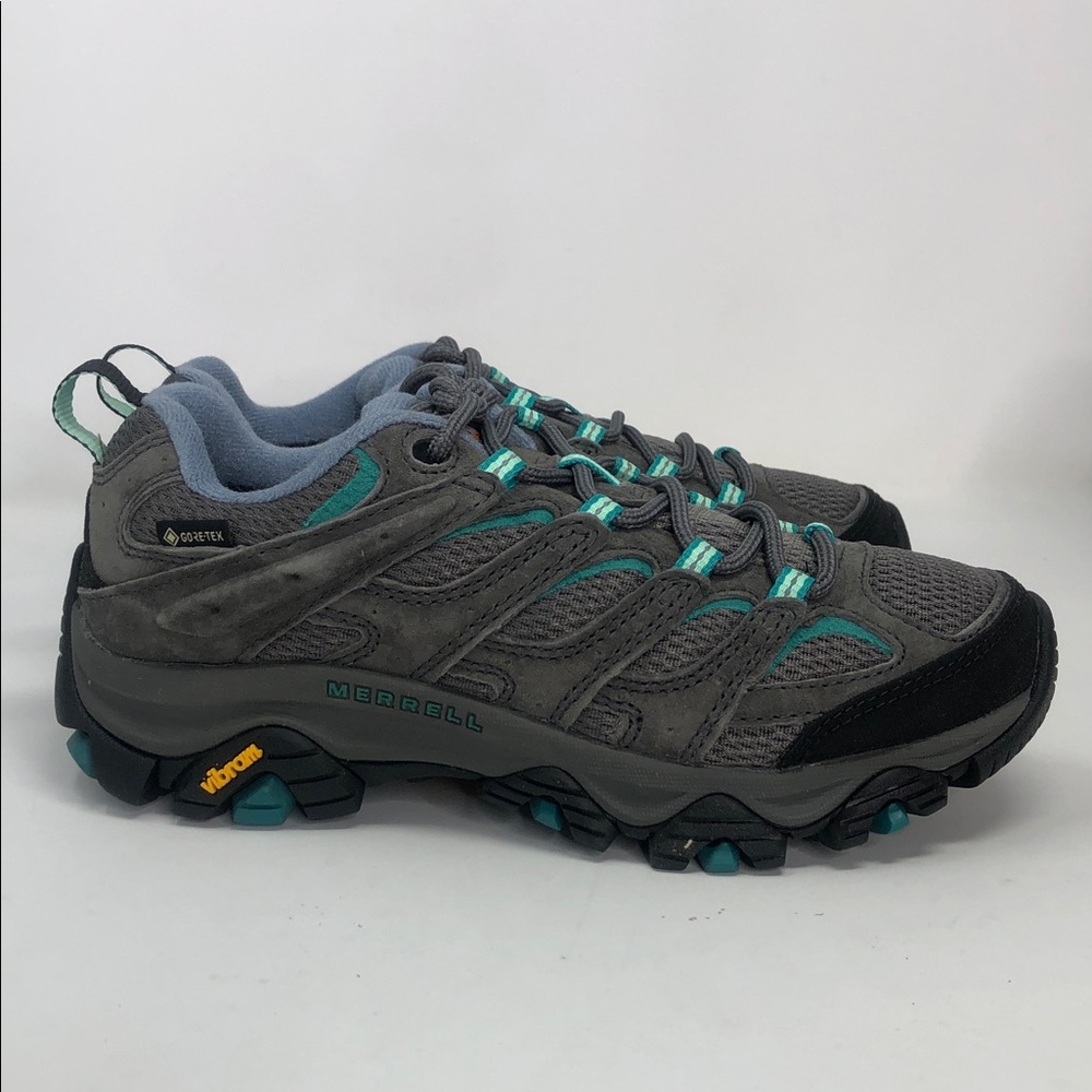 Merrell Moab 3 GTX Gore Tex Granite Women’s Waterproof Hiking Shoes - Size 7 - Picture 7 of 8